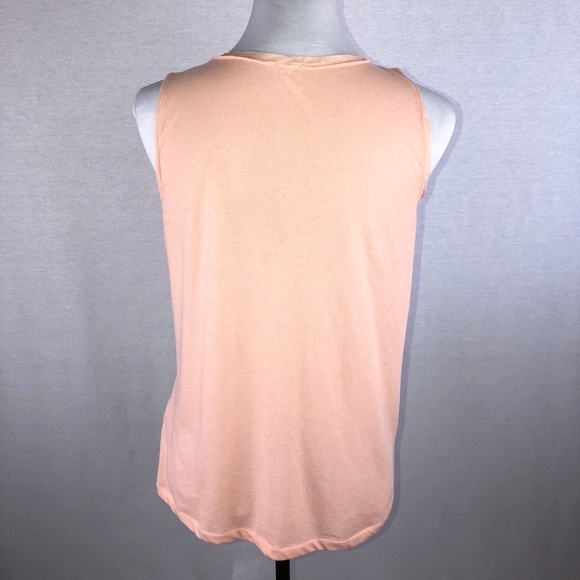 J.Crew peach tuxedo front tank top - Picture 6 of 8